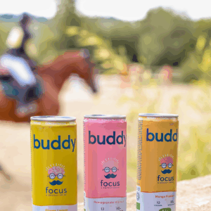 Boisson énergétique Buddy pour améliorer la performance des cavaliers.