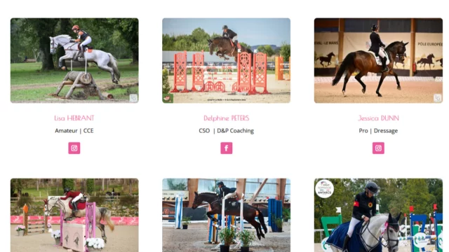 Les Ambassadeurs de RIDER NUTRITION 2025 - La Team Pink !
Le partage de mêmes valeurs et ambitions❤️

Les Ambassadeurs de RIDER NUTRITION sont des cavaliers de tout niveau et de toute discipline qui se rassemblent autour d’une même passion pour le sport équestre, et qui forment ainsi une véritable équipe : la Team Pink.😊

Ces cavalières et cavaliers partagent les mêmes valeurs et ambitions :

 Se considérer comme de véritables sportifs
 Donner le meilleur d’eux-mêmes
 Adopter un mode de vie responsable
 Choisir une alimentation saine

Ces sportifs de la Team Pink ont parfaitement conscience que leur bien-être favorise celui de leurs chevaux.

Merci à la Team Pink de porter les couleurs et les valeurs de RIDER NUTRITION !💯

https://www.ridernutrition.net/ambassadeurs/