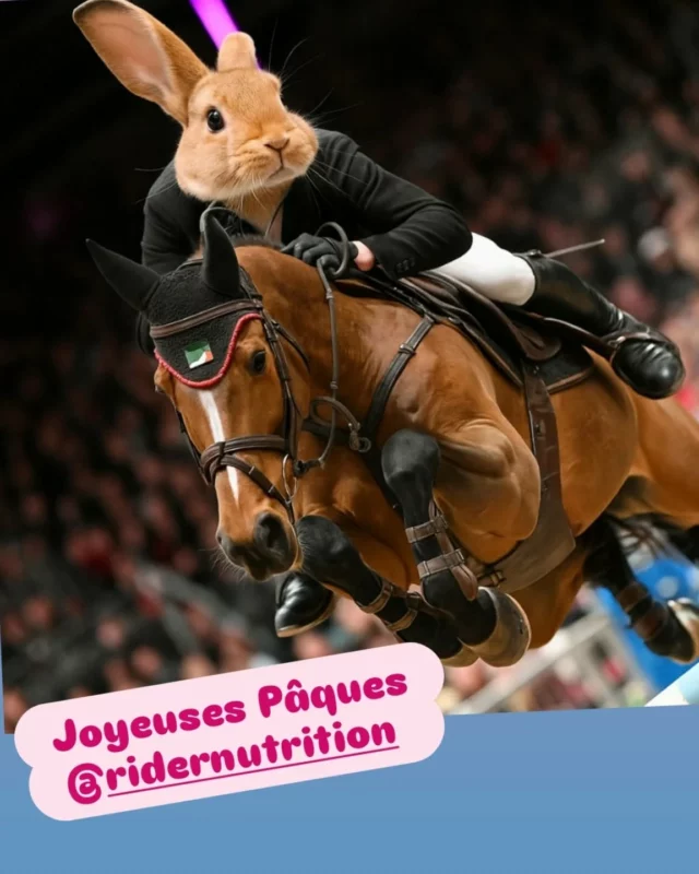 Joyeuses Pâques à tous de la part de team @ridernutrition 🐰🩷✨️