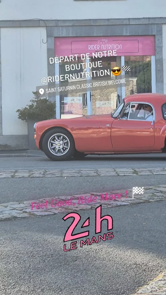 Départ de notre boutique @ridernutrition Mayenne pour Le Mans British Welcome. 🏁😎🏎

#ridernutrition #feelgoodridemore #riderperformance #lemans24