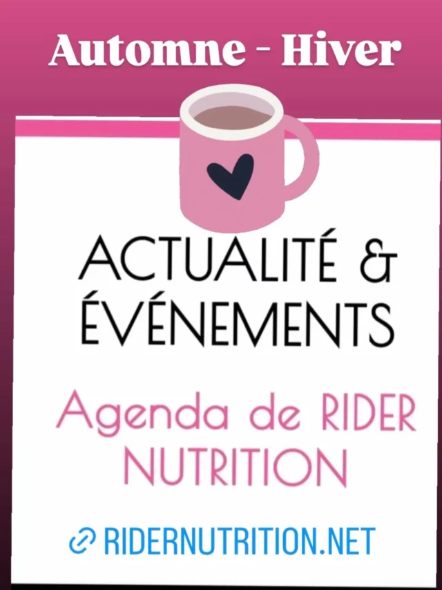 Notre programme d'événements pour l'automne - hiver 25/26.🗓

Retouvez nos stands : 
💗@salon.cheval.angers 
✨️@salonduchevaldeparis
🏇@jumpingbordeaux

Voir plus d'informations sur notre page siteweb- Actualités et Évènements @ridernutrition (voir bio)

www.ridernutrition.net/actualite-evenements/

#salonduchevalparis #salonduchevalangers 
#jumpinginternationaldebordeaux