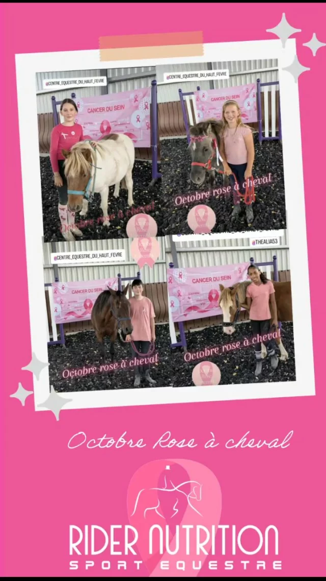 🩷Octobre Rose à cheval 2025🩷
.
Le challenge photo loto -  Devant la banderole pour "Octobre Rose à Cheval" ...le tirage pour les resultats ! 🎀🏇

Merci pour votre participation et bravo au gagnant. Votre cadeau est en chemin. 🎁 @centre_equestre_du_haut_fevre

#octobrerosecheval
#octobrerose
#ridernutrition