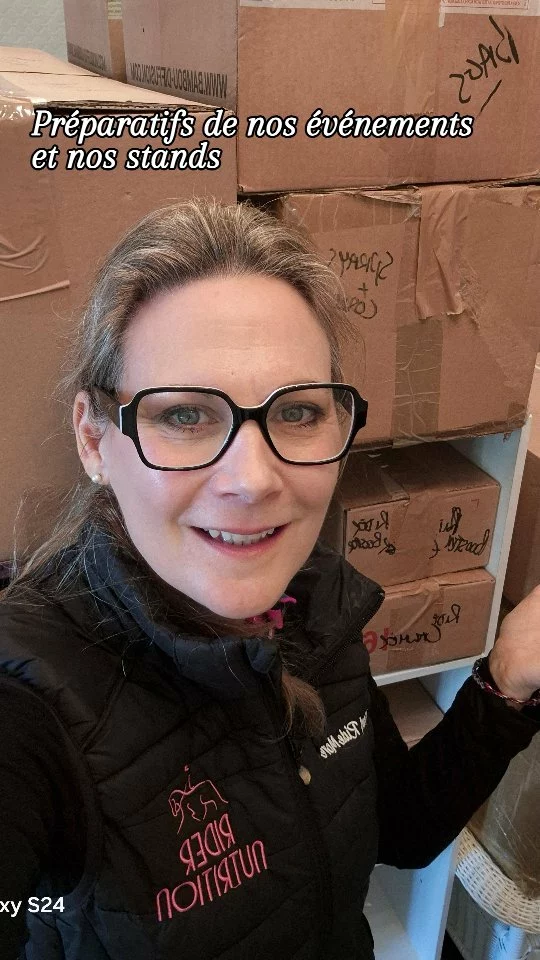 Nous avons des journées bien chargées devant nous @ridernutrition, à commencer demain 31/1 avec notre clinique de bien-être sportif @hunterequitationacademie (72)  puis direction Bordeaux pour l'installation de notre stand @jumpingbordeaux (Hall 1 C2809). 📦📦🥤

We have a busy time ahead of us @ridernutrition - starting tomorrow 31/1 with our Sports Well-being clinic @hunterequitationacademie (72) ...then direction Bordeaux @jumpingbordeaux to set up our stand (Hall 1 C2809) 📦📦🥤

#ridernutrition #bienetrecavalier #sportsnutritionforriders #jumpinginternationaldebordeaux