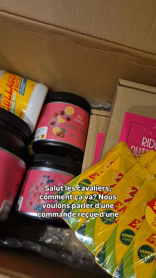 Notre  préparation et conseils pour une commande d'une cavalière en CSO qui commence la saison des concours suite à une pause en équitation de quelques mois. 🙌 📦
site web lien en bio: www.ridernutrition.net

Our preparation and advice for an order received by a Show Jumper who's starting the saison, following a few months break from riding. 🙌 📦
Website link in bio: www.ridernutrition.net 

#feelgoodridemore #ridernutrition 
#csoconcours #nutritionsportivepourlescavaliers