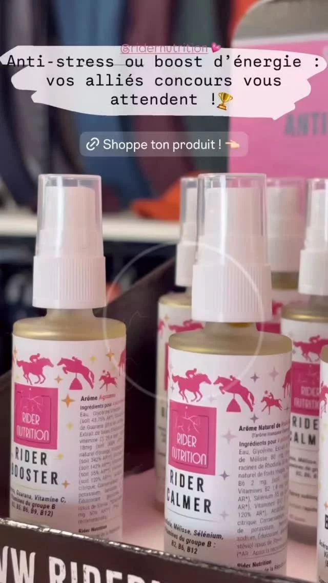 Nous sommes ravis de vous présenter notre tout nouveau revendeur @pegasesellerie situé à Caudan [56]. Allez-y faire un tour !🌟

So excited to introduce to you our most recent stockist @pegasesellerie located in Caudan [56]. Go check them out !🌟

#riderspray #ridernutrition #ridercalmer #riderbooster #caudan