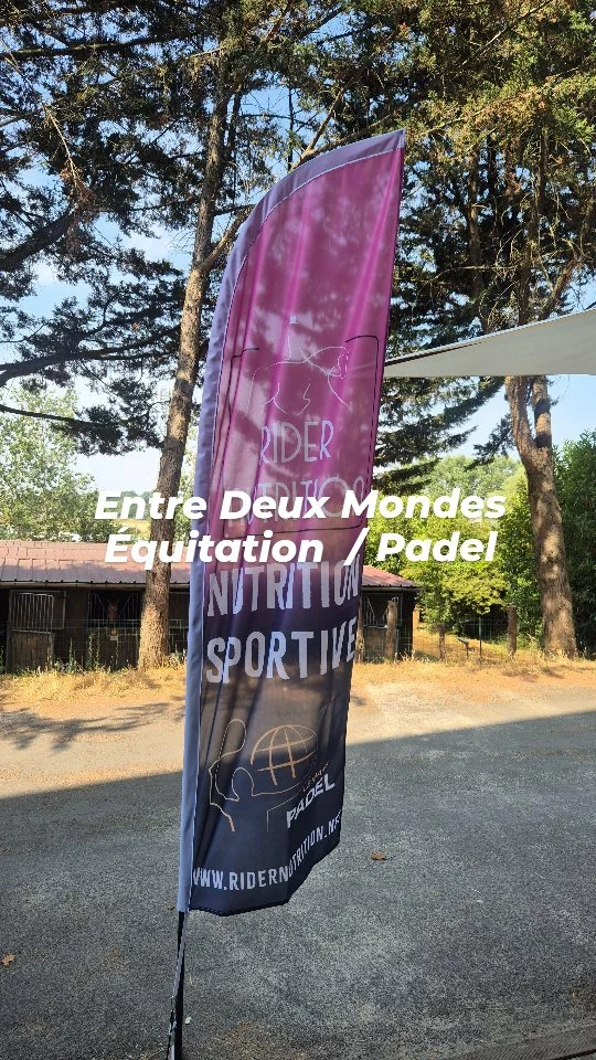 Entre deux mondes @ridernutrition ...équitation @pole_europeen_du_cheval et Padel @lemans.padel