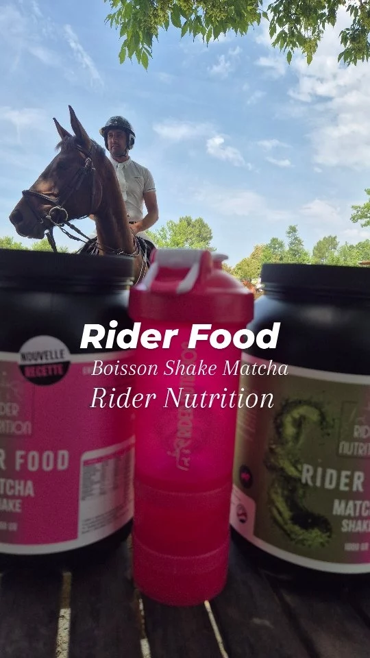 Rider Food, saveur Matcha @ridernutrition 
Une Boisson shake saine, complète, facile à préparer et à digérer avec une composition équilibrée de fibres, de protéines, de vitamines et de minéraux. Idéale pour les cavaliers en concours et en entraînement. 🥤✨️

Disponible en boutique et en ligne www.ridernutrition.net (lien en bio)🛍

🇪🇺🇬🇧
Rider Food, Matcha flavour @ridernutrition a shake that's healthy, nourishing, easy to prepare and digest.
A balanced shake full of the necessary fibers, proteins, vitamins and minerals that are ideal to fuel Equestrians at shows or during training.🥤✨️

Available in store or online www.ridernutrition.net (link in bio) 🛍

#ridernutrition #riderfood #bienetrecavalier #nutritionforequestrians