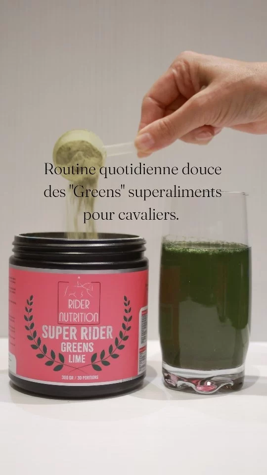 Maintenant disponible en ligne et en magasin @ridernutrition - Super Rider Greens.
Superaliments pour les cavaliers. 🥦🌱🥒🥬
Saveur rafraîchissante de citron vert. 🍋‍🟩

🇬🇧🌍
Now available on line and in store @ridernutrition - Super Rider Greens. 
Super Food for Equestrians 🥬🥒🌱🥦
Refreshing Lime flavour.🍋‍🟩

#superrider #greens #superfoods #ridernutrition